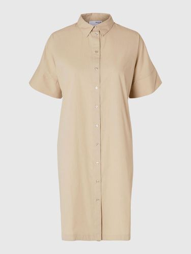 Cotton Shirt Dress - Selected - Modalova