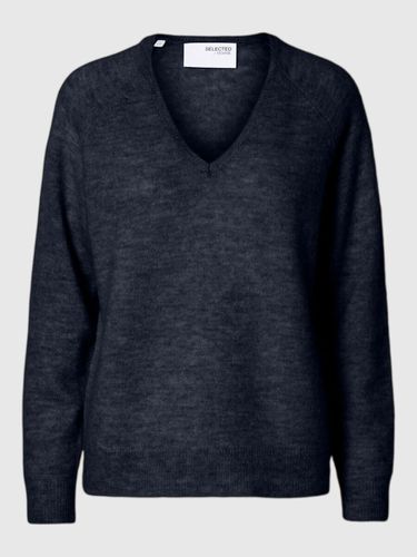 V Neck Knitted Pullover - Selected - Modalova