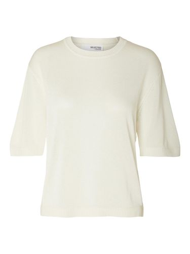 Short Sleeved Knit Top - Selected - Modalova