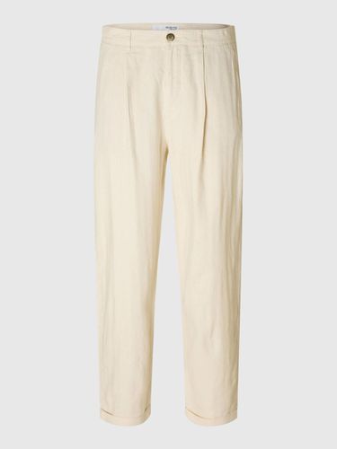 Cropped Relaxed Fit Trousers - Selected - Modalova
