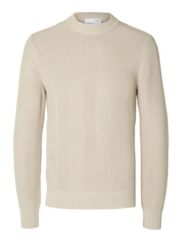 Herringbone-knit Pullover - Selected - Modalova