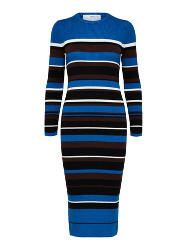 Striped Knitted Dress - Selected - Modalova