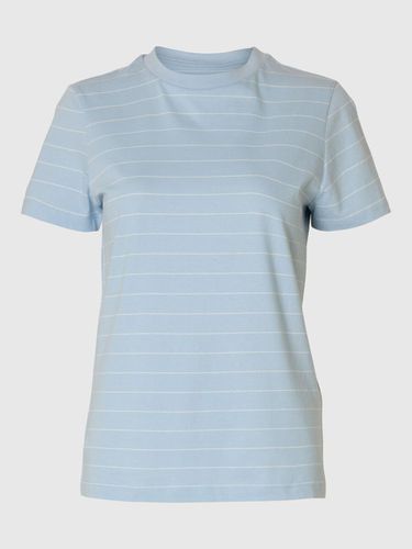 Striped Cotton T-shirt - Selected - Modalova