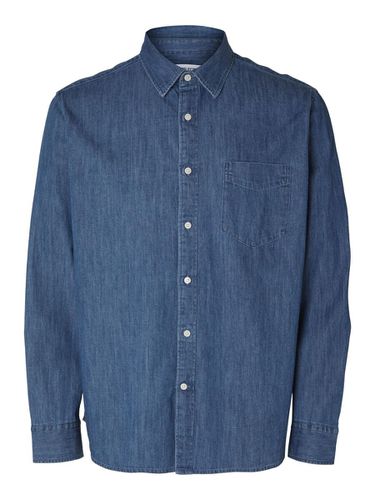 Long-sleeved Denim Shirt - Selected - Modalova