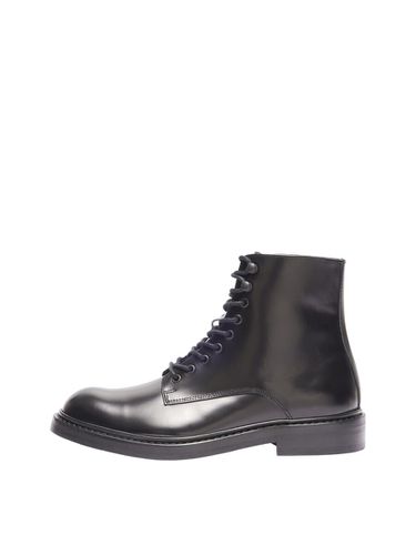 Lace-up Leather Boots - Selected - Modalova