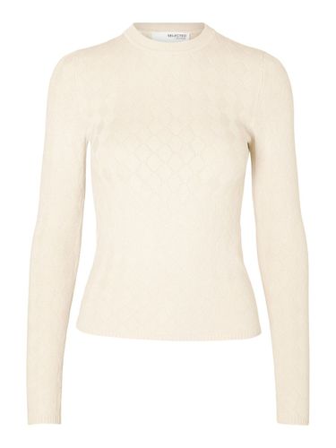 Long-sleeved Knitted Top - Selected - Modalova