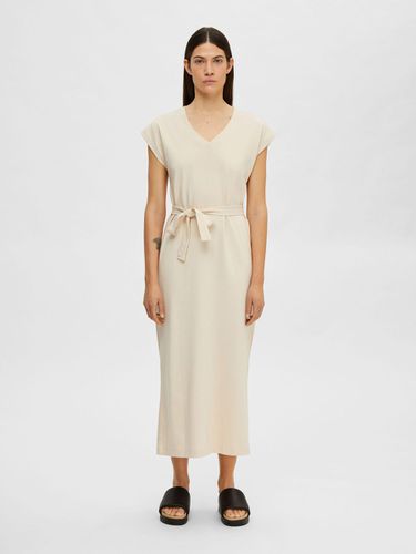 Cap Sleeve Midi Dress - Selected - Modalova