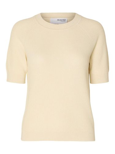 Short-sleeved Knitted Top - Selected - Modalova