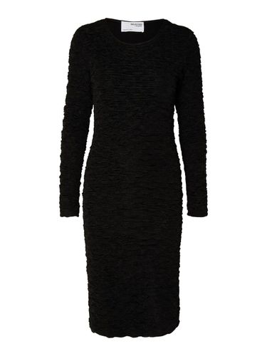 Long-sleeved Midi Dress - Selected - Modalova