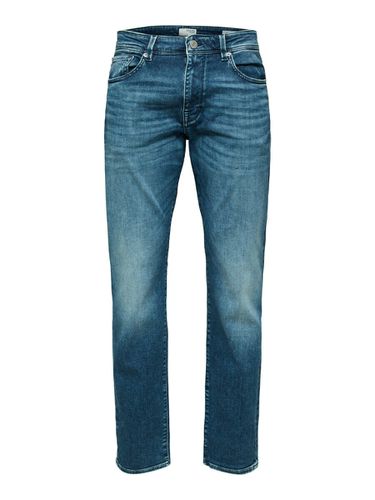 Medium Wash Straight Fit Jeans - Selected - Modalova