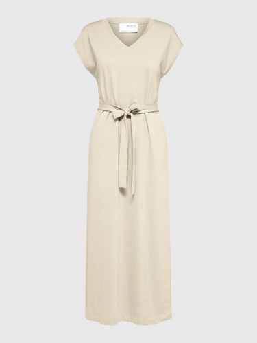 Cap Sleeve Midi Dress - Selected - Modalova