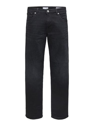 Color Negro Jeans Straight Fit - Selected - Modalova