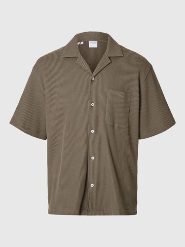 Waffled Short Sleeved Shirt - Selected - Modalova