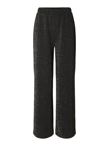 Relaxed Fit Glitter Trousers - Selected - Modalova