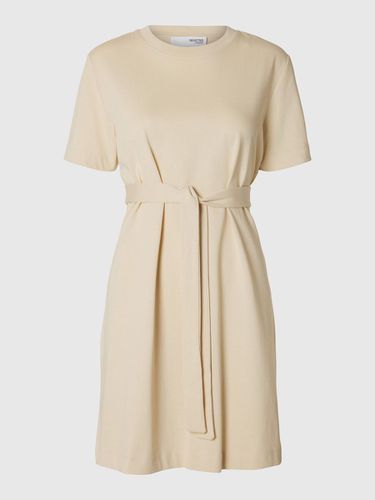 Short-sleeved Mini Dress - Selected - Modalova