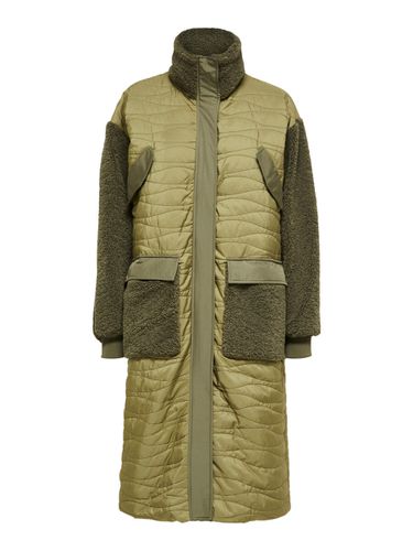 Quilted Long Coat - Selected - Modalova