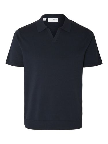 Knitted Polo Shirt - Selected - Modalova