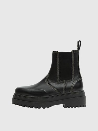 Chunky Leather Chelsea Boots - Selected - Modalova