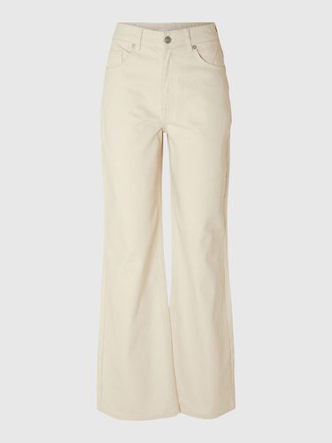 White Wide Fit Jeans - Selected - Modalova