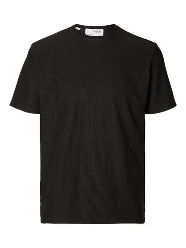 Tejido Acanalado Camiseta - Selected - Modalova