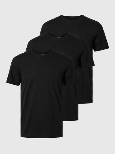 Paquete De 3 Unidades, De Algodón Camiseta - Selected - Modalova