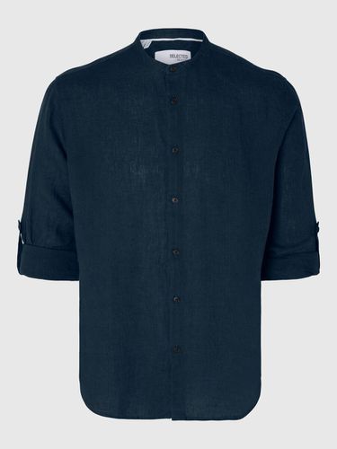 Linen Long Sleeved Shirt - Selected - Modalova