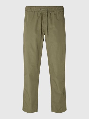 Straight Fit Cotton Trousers - Selected - Modalova