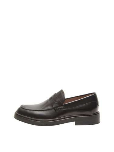 Leather Penny Loafers - Selected - Modalova
