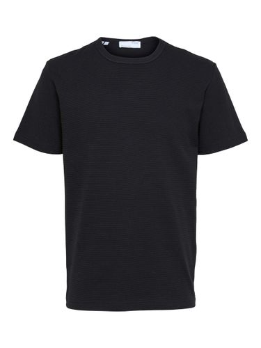 Tejido Acanalado Camiseta - Selected - Modalova