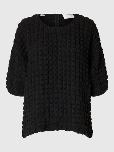 Textured 3/4 Sleeved Top - Selected - Modalova