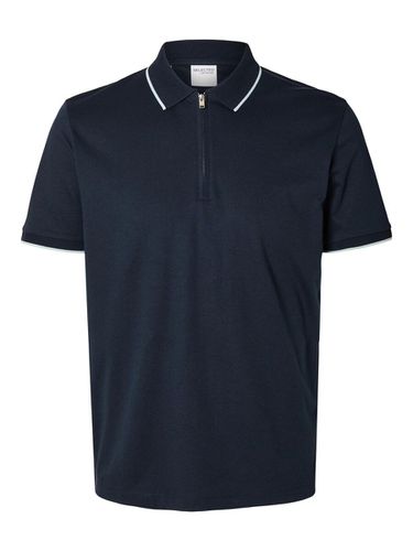 Zipped Polo Shirt - Selected - Modalova