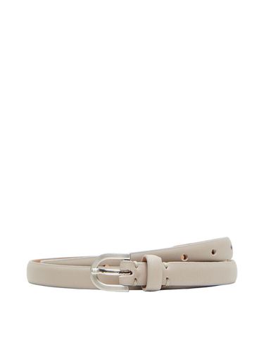 Slim Leather Belt - Selected - Modalova