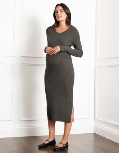 Layered Knitted Maternity & Nursing Dress - Seraphine - Modalova