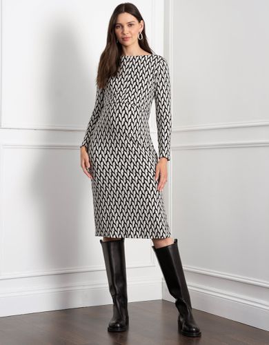 Geo Jacquard Knit Maternity & Nursing Dress - Seraphine - Modalova