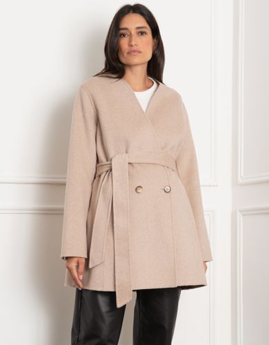 Double-Breasted Wool Maternity Coat - Seraphine - Modalova