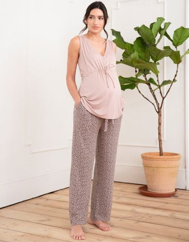 Full Length Jersey Pyjama Maternity-To-Nursing Set - Seraphine - Modalova