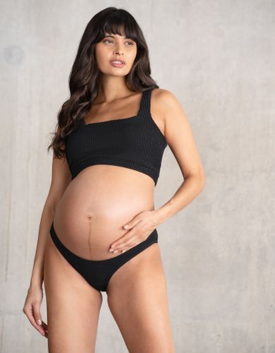 Textured Under Bump Maternity Swim Briefs - Seraphine - Modalova