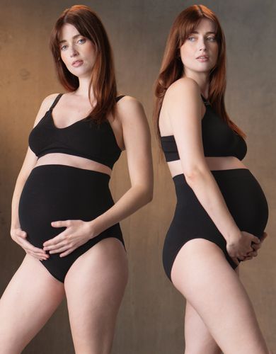 Twin Pack Bamboo Over Bump Maternity Briefs - Seraphine - Modalova