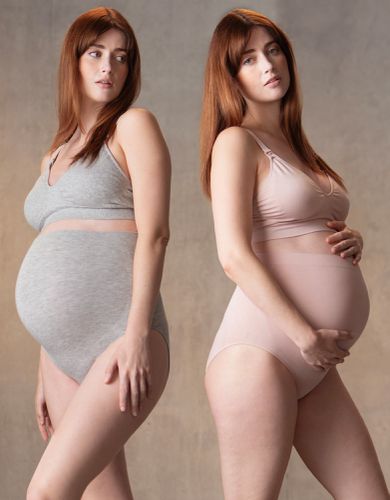 Twin Pack Bamboo Over Bump Maternity Briefs - & - Seraphine - Modalova