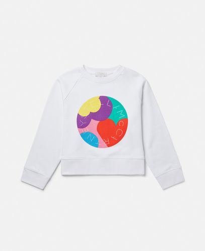 Stella Logo Love Graphic Sweatshirt, , Size: 6 - Stella McCartney - Modalova