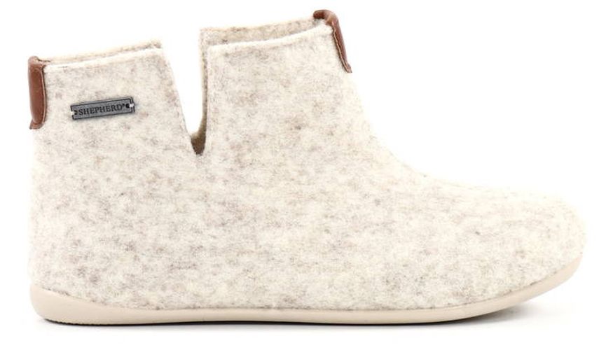 Damen Hausschuhe, gefilzte Wolle Ester beige - Shepherd - Modalova