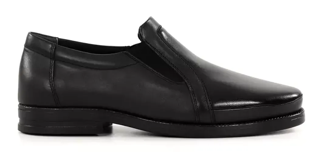 Herren-Lederschuhe aus echtem Leder mit XXL-Leisten 2405 Nappa Schwarz - Ilves - Modalova