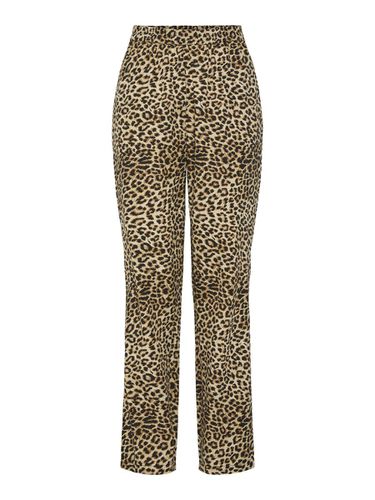 Pcnancy Leopard Wide-leg Trousers - Pieces - Modalova