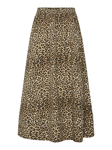 Pcnancy Leopard Midi Skirt - Pieces - Modalova