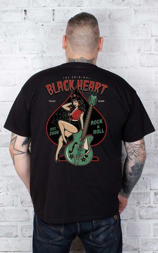Black Heart T-Shirt - Rock and Roll #2XL - Rockabilly Rules (DACH) - Modalova
