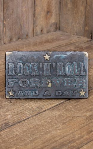 Rumble59 - Buckle Rock'n'Roll Forever - Vintage Patina - Rockabilly Rules (DACH) - Modalova