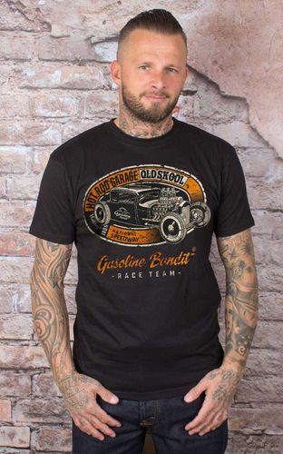 Gasoline Bandit T-Shirt Hot Rod Garage Old Skool #2XL - Rockabilly Rules (DACH) - Modalova