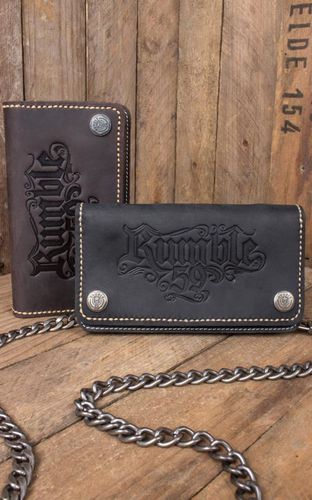 Rumble59 - Leder Wallet - schwarz - Rumble59 - Modalova