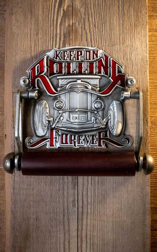 Toilettenpapierhalter - Keep on Rolling - Rumble59 - Modalova