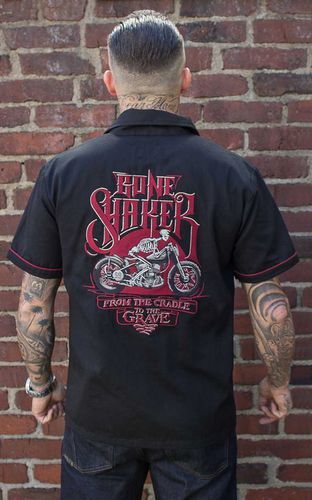 Rumble59 - Worker Shirt - Bone Shaker #2XL - Rockabilly Rules (DACH) - Modalova